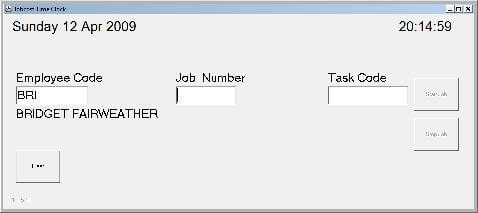 Jobcost Time Clock image
