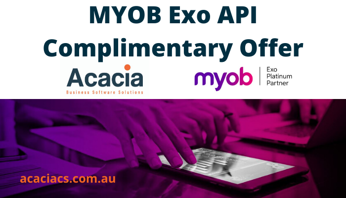 MYOB Exo API Complimentary Offer